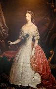unknow artist Portrait of Empress Elisabeth of Austria-Hungary France oil painting artist